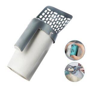 Pala para arena de gato, pala para filtro de mascotas, recogedor de basura de inodoro limpio, accesorio, caja de arena para gatos, autolimpieza