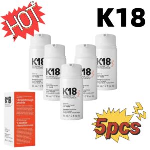 Mascarilla para el cabello K18 de 1/3/5 piezas, tratamiento de queratina profunda para el cuidado del cuero cabelludo, suaviza el cabello dañado, reparación Molecular sin aclarado