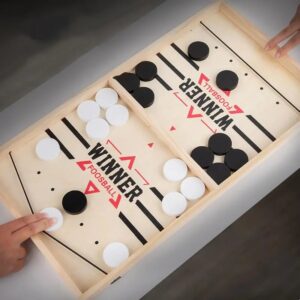 Foosball Winner juego de mesa de Hockey, Catapulta de ajedrez, juguete interactivo para padres e hijos, juego de mesa de Puck con eslinga rápida, juguetes para niños