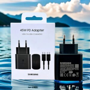 Samsung cargador de carga súper rápida tipo C, adaptador PD Original para Galaxy Z Flip Fold 5 4 3 2 S24 S23 S22 Note20 Ultra, 45W
