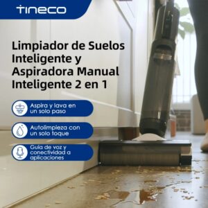 Tineco-aspiradora en seco y húmedo para el hogar, limpiador de suelo inteligente inalámbrico, fregona eléctrica vertical, autolimpieza, S5 Combo