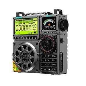 Altavoces Bluetooth HRD-C919 AIR FM MW SW, receptor de Radio portátil de onda corta, VHF, UHF, WB, banda de aviación