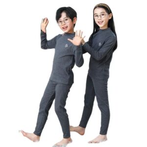 Conjunto de ropa interior térmica para niños, ropa de otoño e invierno gruesa para niños y niñas sin marcas, ropa de dormir suave y cálida para bebés