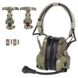 HD-17 GEN 6, auriculares tácticos con captación de sonido y reducción de ruido, orejera deportiva para tiro, antiruido