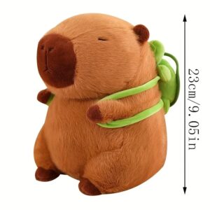 Capybara-muñeco de peluche de Anime de 23cm, muñeco de felpa suave, regalo de Acción de Gracias de Navidad