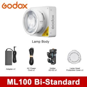 Godox-Lámpara de fotografía portátil ML100Bi, luz LED bicolor de 120W integrada y con Control por aplicación, para grabación de vídeo y transmisión en vivo