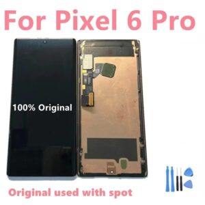 Pantalla LCD Original AMOLED para Google Pixel 6 Pro, montaje de digitalizador táctil con punto