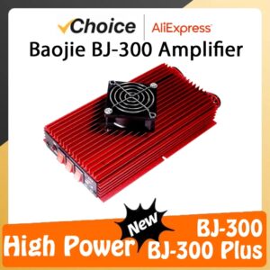 Baojie-AMPLIFICADOR DE POTENCIA BJ-300 Plus, Radio de comunicación de largo alcance, 100W, FM, 120W, AM, 150W, SSB, 3-30MHZ, 12-14V