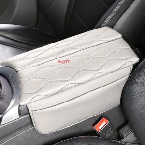 Caja de reposabrazos de consola central, cubierta de almohadilla, decoración para Mercedes Benz C GLC clase W205 X253, cuero antiarañazos, cojín