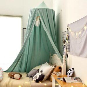 Mosquitera colgante para niños, cortina para cuna de bebé, tienda de campaña, decoración de cama de princesa, dosel para esquina de estar, juego de lectura, decoración de NookDecor