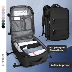 Mochila de viaje grande para hombre, mochila para ordenador portátil impermeable aprobada por avión, antirrobo, mochila de transporte, mochila de senderismo