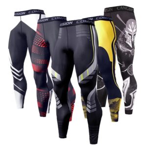 Mallas de correr para hombre, ropa deportiva de secado rápido, mallas deportivas de compresión para gimnasio, entrenamiento, trotar