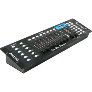 Controlador dmx 192 para luces de escenario, consola dmx 512, equipo de controlador para dj, envío rápido