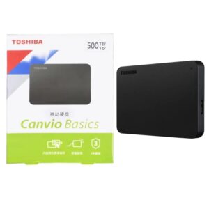 Toshiba-Disco duro mecánico externo A3, Base Canvio, 500GB, 1TB, 2TB, USB 3,0, Preto