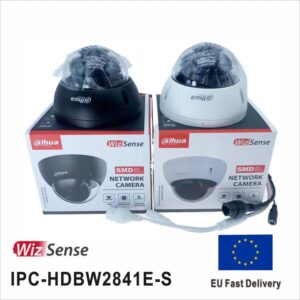 Cámara ip DH IPC-HDBW2841E-S de 8MP, videocámara de red WizSense con domo de focal fijo IR, compatible con tarjeta Micro SD, micrófono incorporado