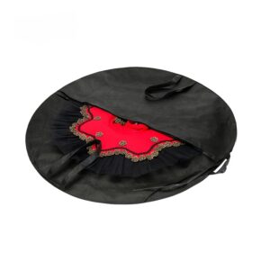 Bolsa de falda de tutú de Ballet, bolsa de almacenamiento de vestido de actuación de Ballet no tejida, bolso de mano, mochila