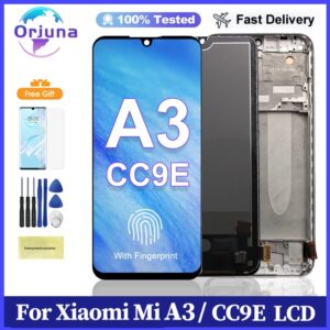 Pantalla táctil LCD AMOLED Original para Xiaomi Mi A3 CC9E, montaje de pantalla LCD de repuesto para Mi A3 M1906F9SH M1906F9SI