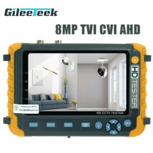 Probador de cámara CCTV IV8W, Monitor de 8MP, ADH, CVI, TVI, CVBS, 4 cámaras Ins 1, probador coaxial HD, potencia de salida DC12V, herramienta de prueba CCTV