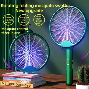 Matamoscas eléctrico recargable para el hogar, potente lámpara para matar mosquitos, herramienta mágica