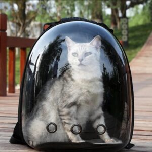 El fabricante suministra directamente bolsas para gatos, mochilas para mascotas, cápsulas espaciales portátiles y transparentes, suministros para gatos, espalda transpirable