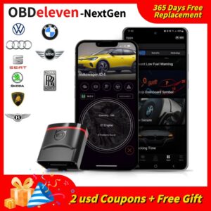 OBDeleven-herramienta de diagnóstico OBD11 Nextgen, dispositivo OBD 11 para BMW, Volkswagen, VW/Audi/Skoda, OBD11, IOS + Android, escáner OBD2