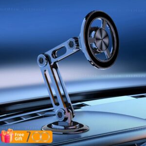 McGiLLon Magsafe-soporte magnético de Metal para teléfono de coche, accesorio giratorio de 720 grados, plegable, con imán para ventilación de aire, GPS, para todos los teléfonos