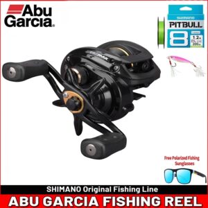 Abu Garcia-carrete de pesca de fundición, accesorio para mano derecha e izquierda, 8BB, 7,1: 1, 207g, tambor de arrastre, Pro Max3, PMAX3