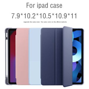 Funda con Portalápices para iPad air 5, 2022, 10,9 Pro, 11 pulgadas, 2024, 2018, 9,7, 2/3, 10,5, 2021, 10,2, 6/7/8/9/10. ª generación