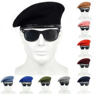 Gorra de boina de color sólido de 10 colores, gorro informal de moda, sombreros cálidos de hip hop para exteriores, gorros para mantener el calor, otoño e invierno