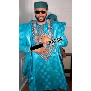 H & D-ropa tradicional Sudafricana para hombres, traje Formal Bazin Riche Dashiki, camisa verde, pantalones, bata, Agbada, fiesta de boda, 2024