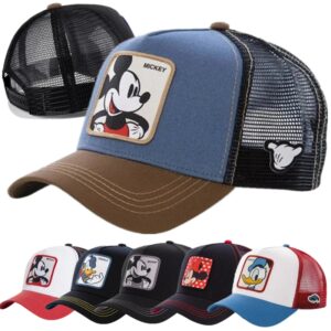 Gorra de dibujos animados de Anime Unisex, gorra de béisbol con dibujo de parche, sombrero de camionero para hombres y mujeres, gran oferta
