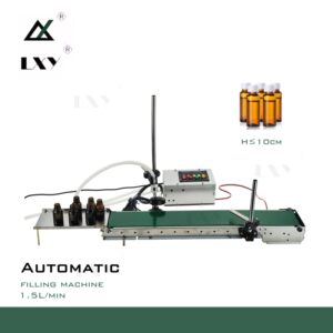 Cinta transportadora automática DIY-100A, un solo cabezal de llenado de líquido, puede detectar alta precisión, alta temperatura y resistencia al calor
