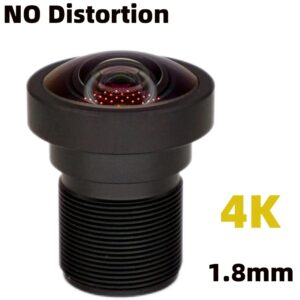 Sin distorsión HD 4K M12 lente de montaje 1,8mm 1/2.8 "para cámara de acción AHD IP CCTV lente de 8MP con filtro IR 650nm