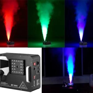 Máquina de humo Vertical Pyro, nebulizador profesional para equipos de escenario, DMX, LED, 1500W, 24x9W, novedad