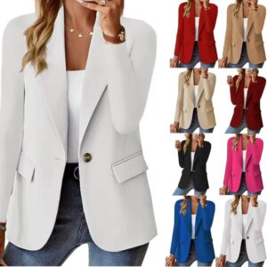 Blazer holgado con botones para mujer, elegante, juvenil, de alta calidad, a la moda, tendencia, 2024