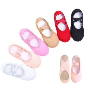 Zapatos de punta para niñas y niños, zapatillas de baile, zapatos de práctica de bailarina de alta calidad para Ballet, zapatos profesionales de bailarina de Ballet de 6 colores