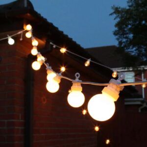 Guirnalda de bombillas LED para Navidad, iluminación de hadas para Patio, jardín, fiesta, Camping, decoraciones, 10M, 15M, 23M