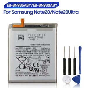 EB-BN980ABY de batería de repuesto para Samsung Galaxy Note20 Ultra Note 20 Ultra 5G, batería recargable para teléfono móvil, EB-BN985ABY