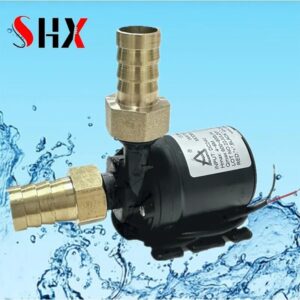 Bomba de agua con Motor Solar sin escobillas, eje de cerámica Ultra silencioso, sumergible, cc 12V, 24V, 5M, 800l/H