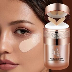 Crema BB con cojín de aire, base hidratante en polvo, corrector, blanqueador, control de aceite, Cosméticos de maquillaje impermeables