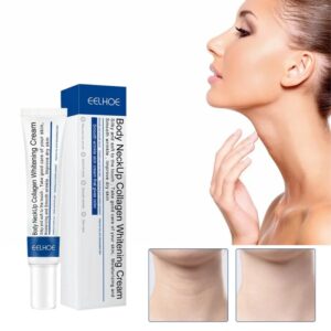Crema de colágeno hidrolizada para el cuello, loción reafirmante para el cuidado de la piel, alisador y rejuvenecimiento facial, hidratante