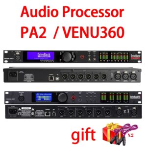 Procesador de Audio de escenario PA2/VENU360, 2 entradas, 6 salidas, Software Original Pro, controlador de Audio, estante, altavoz profesional