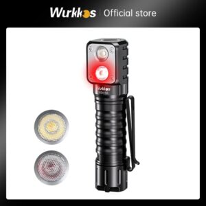 Wurkkos-faro delantero HD15,HD15R, 18650, 2A, recargable, 2000lm, LED Dual, + SST20 LH351D, USB, carga inversa, cola magnética, senderismo