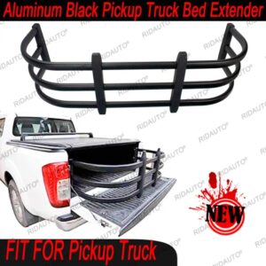 Extensor de cama para camión, extensor de puerta trasera de aluminio, longitud ajustable, compatible con camioneta F150 TUNDRA RAM Tacoma Ranger DMAX HILUX