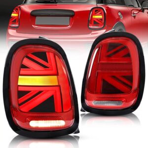 Luz trasera LED para coche, lámpara trasera estilo Union Jack con animación para BMW Mini Cooper F55 F56 F57