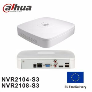 Dahua-grabador de vídeo en red, NVR2104-S3, 4 canales, 8 canales, ChannelSmart, 1U, HDD