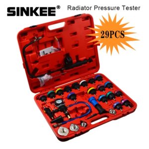 Probador de presión de radiador Universal, sistema de refrigeración tipo vacío, conjunto de Detector de prueba, Refroidissement, 29/28/18/15 Uds.