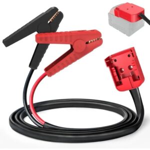 Encendedor de batería de coche, kits de energía de emergencia automotriz, Cable de 8AWG, 6,56 pies para Milwaukee M18, Kit de salto de arranque, línea de herramientas eléctricas
