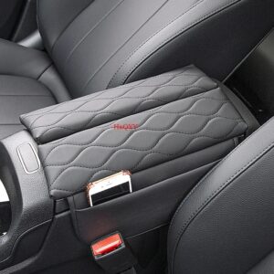 Funda para Reposabrazos de consola central, cojín antiarañazos de cuero para Mercedes Benz Clase A, B, CLA, GLB, GLA, EQA, EQB