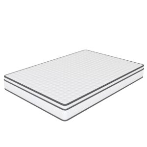 7-Zone Spring matraze 25cm de espesor, ortopédico medio firme, Extra comodidad, tela 3D transpirable y silenciosa